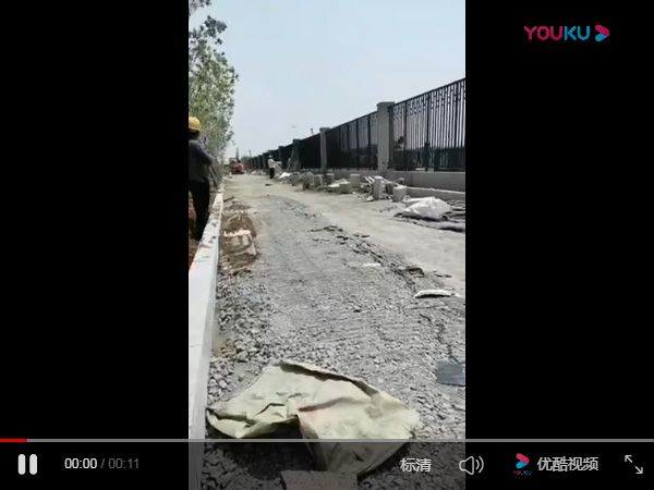 焊接护栏安装现场